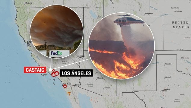 incendios en Los Ángeles