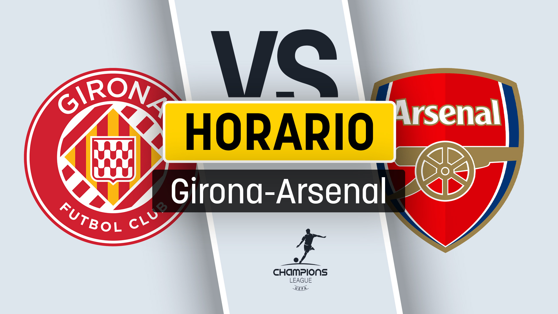 Girona – Arsenal: horario, canal de televisión y dónde ver online el partido de Champions League.