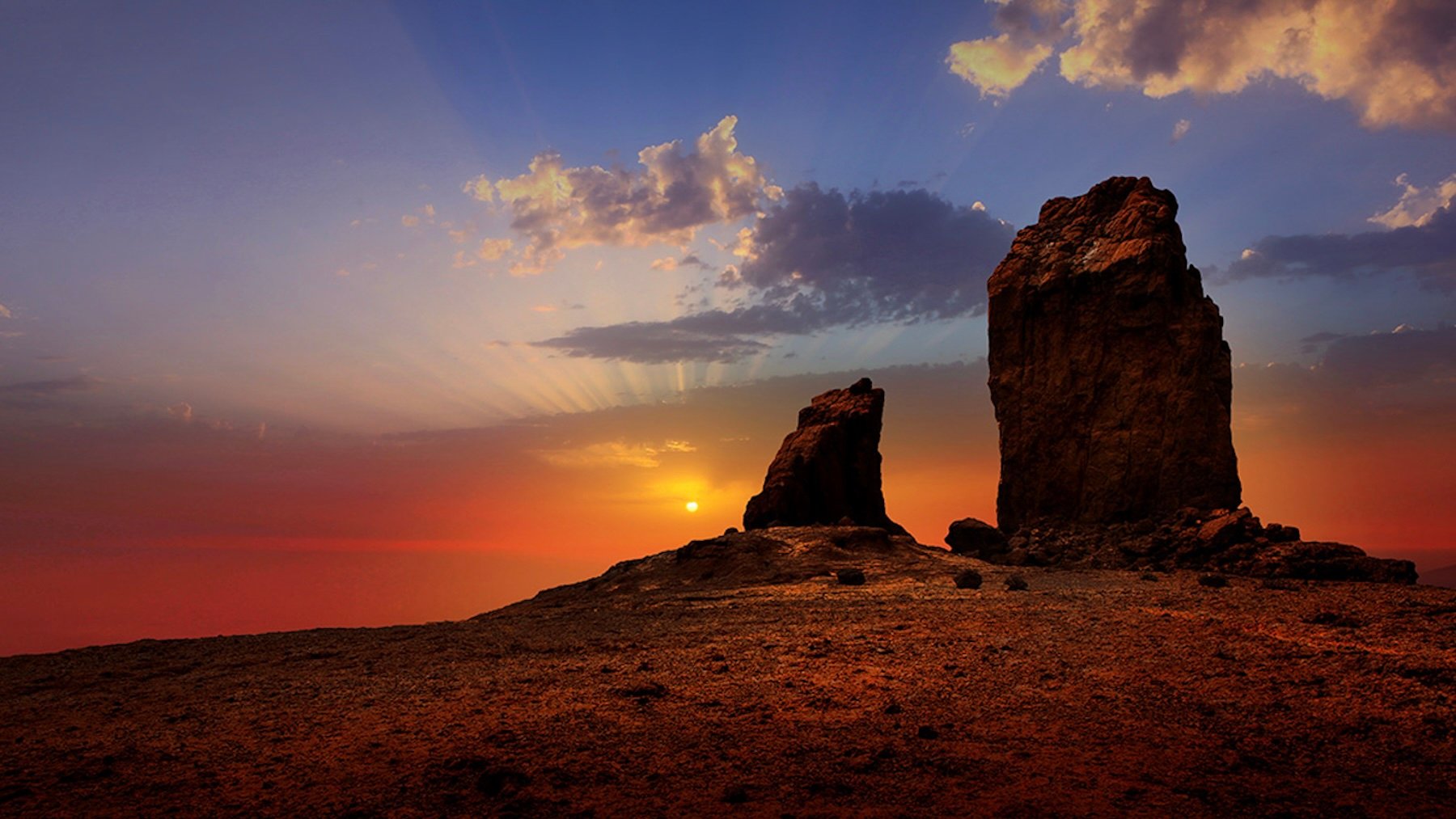 Ruta del Roque Nublo en Gran Canaria. Foto: Ayuntamiento de Tejeda.