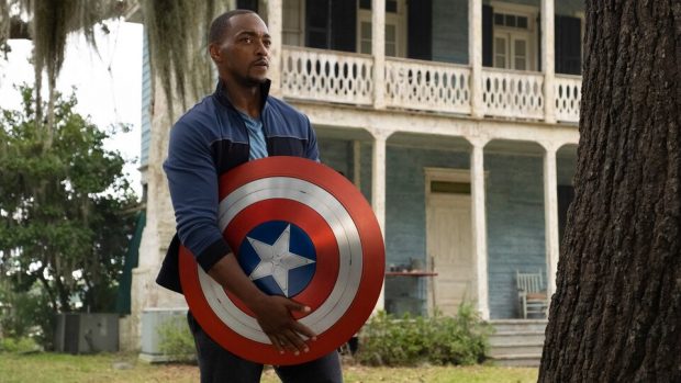 Anthony Mackie en la saga de Capitán América. (Disney+)