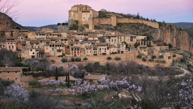 pueblo más bonito de Aragón, Alquézar, Fortaleza, Castillo, Huesca