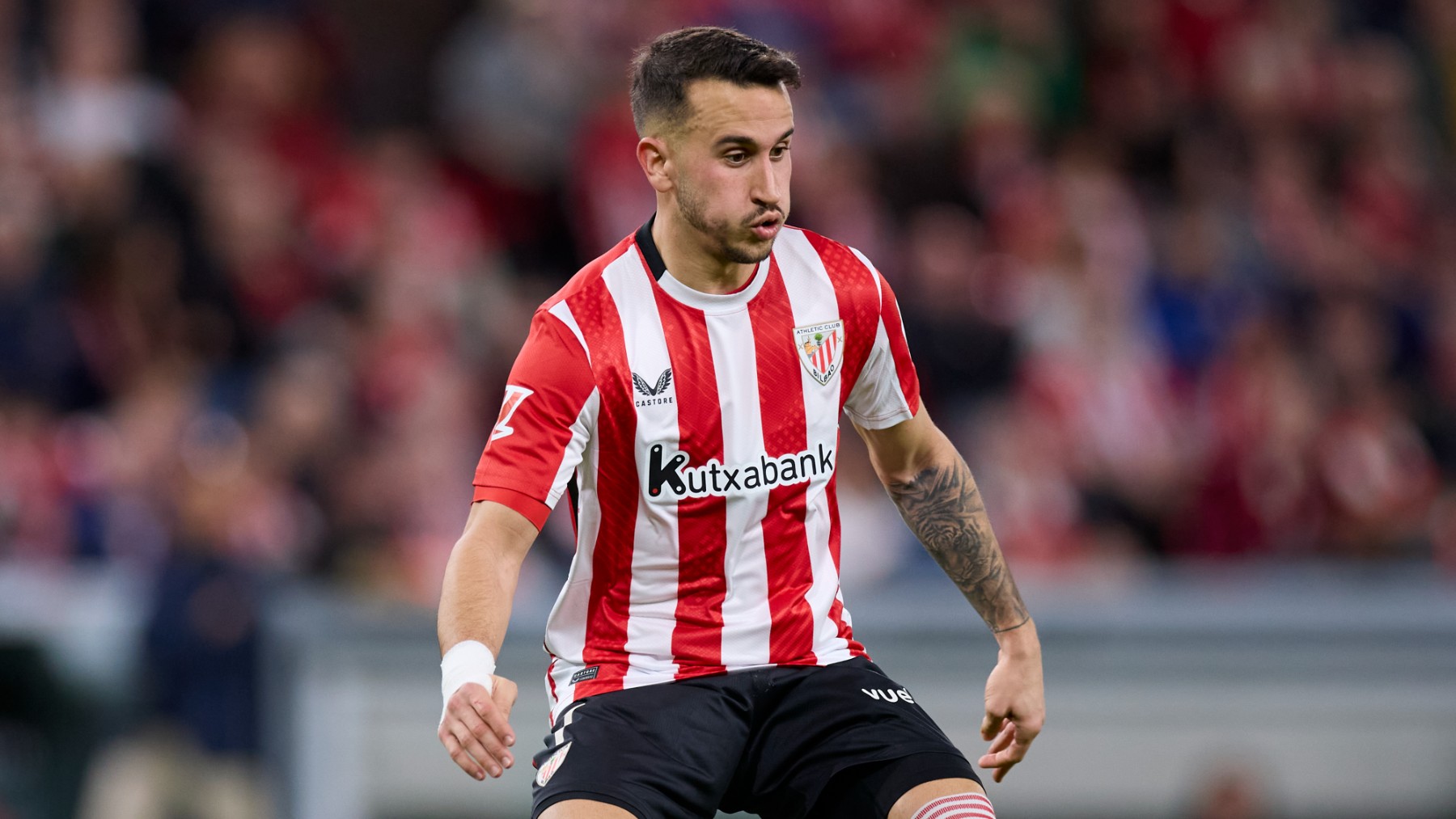 Álex Berenguer, durante un partido con el Athletic. (EP)