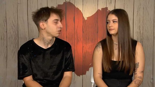 Jorge y Ainhoa en la decisión final de 'First Dates'. (Mediaset)