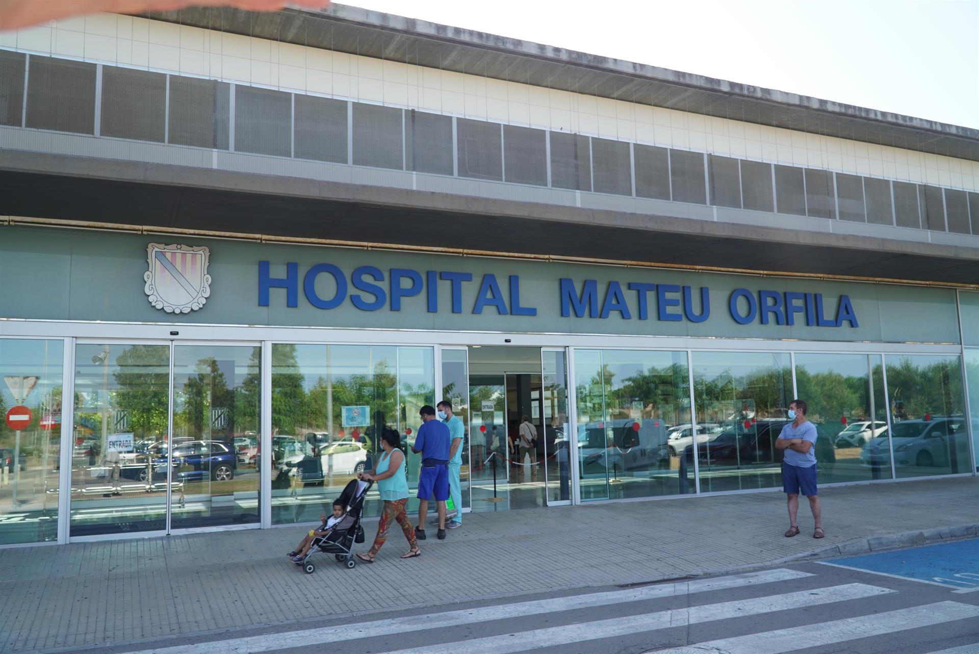 Foto de archivo del Hospital Mateu Orfila, en Menorca.