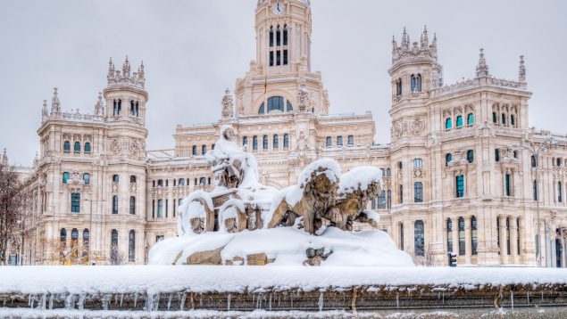 nieve españa, nieve madrid,