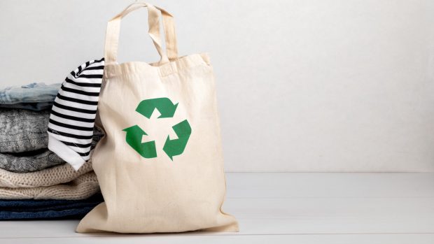 Reciclaje textil bolsa