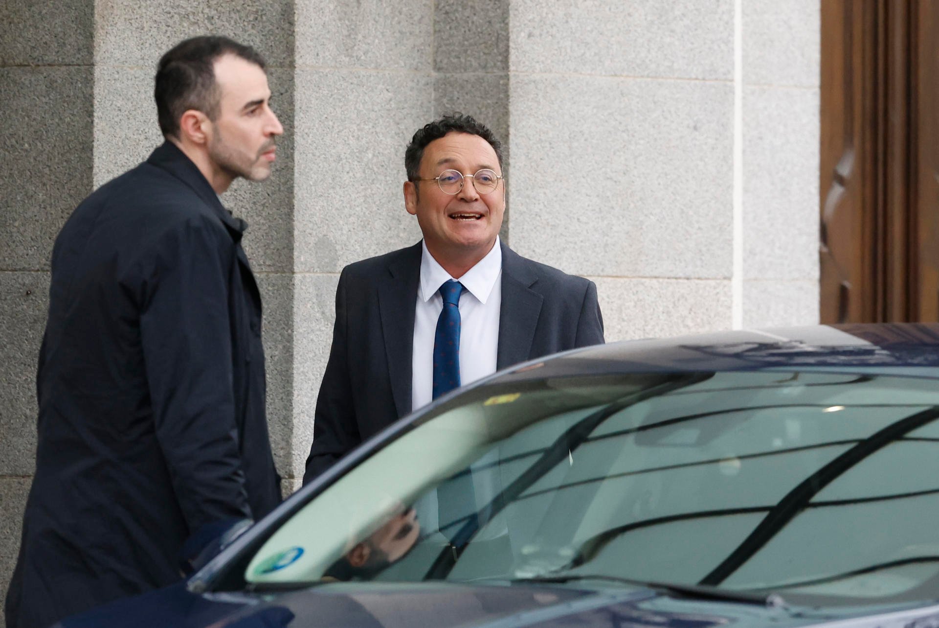 Álvaro García Ortiz a su llegada al Supremo. (FOTO: EFE)