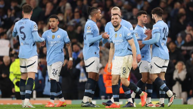 El Manchester City ante el Brujas. (GETTY)