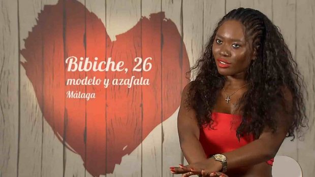 Bibiche, participante de 'First Dates'. (Mediaset)