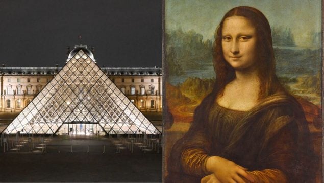 Museo del Louvre, la Gioconda, la Mona Lisa, Leonardo Da Vinci, renacimiento del Louvre, París, Francia