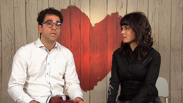 Héctor y Diana, participantes de 'First Dates'. (Mediaset)