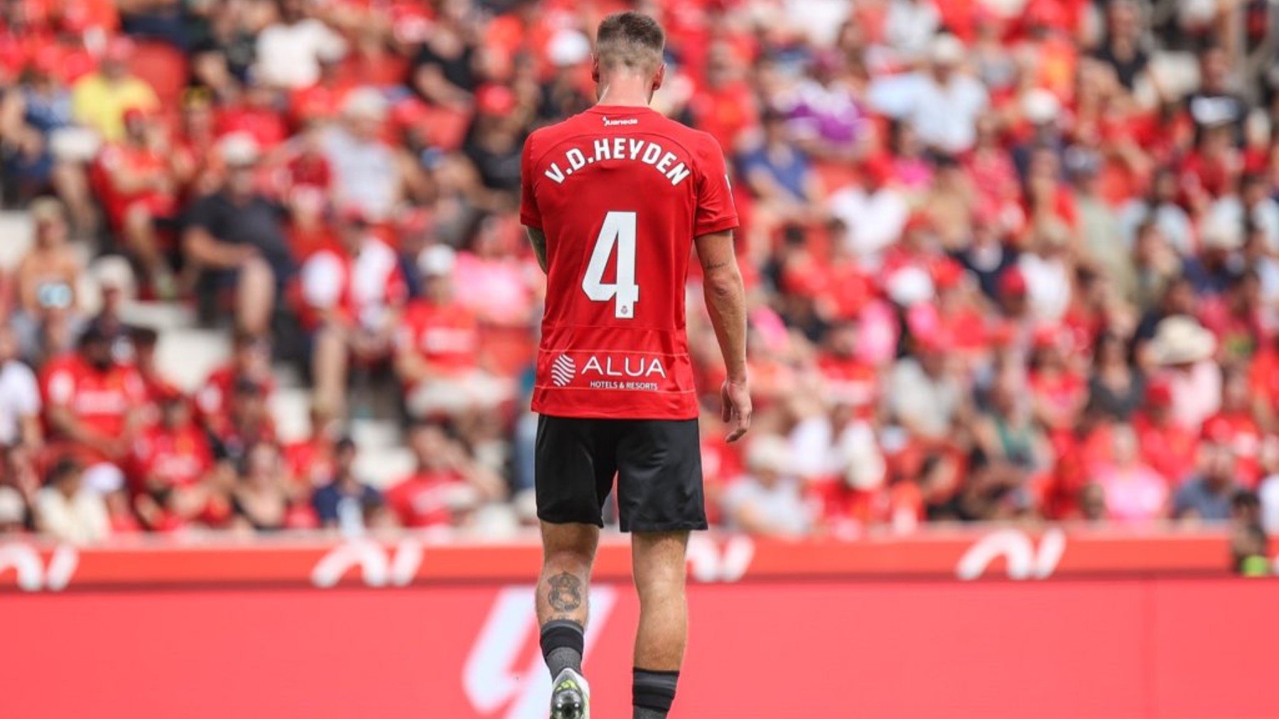 Van der Heyden, durante un partido.