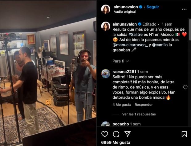 Almudena Navalón en su cuenta de Instagram.