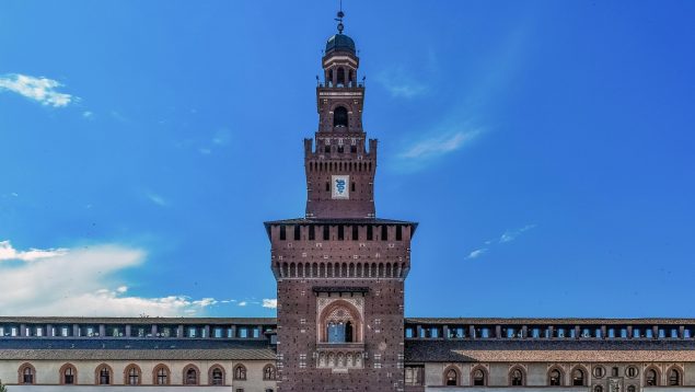 Castillo de Sforzesco hallazgo histórico, descubren pasadizos secretos en el Castillo de Sforzesco, hallazgo arqueológico en Milán, increíble descubrimiento de Leonardo da Vinci.