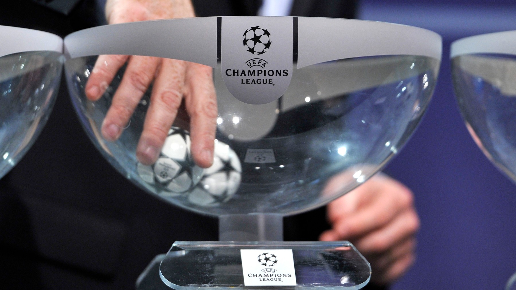 Imagen de un sorteo de la Champions. (Getty)