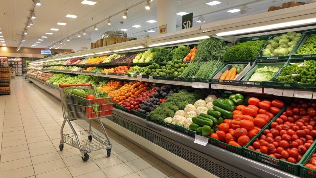 Supermercado, comida, alimentos, verduras, OCU