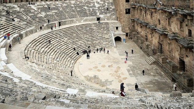 Teatro de Aspendos, teatros, imperio romano