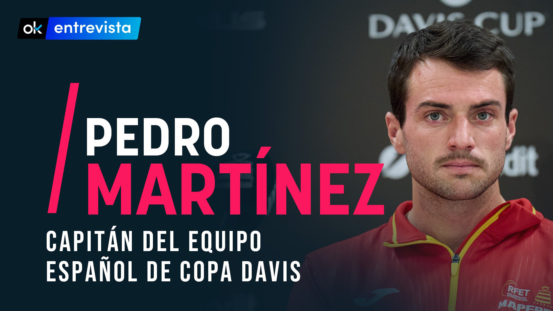 Pedro Martínez, líder del equipo español de Copa Davis.