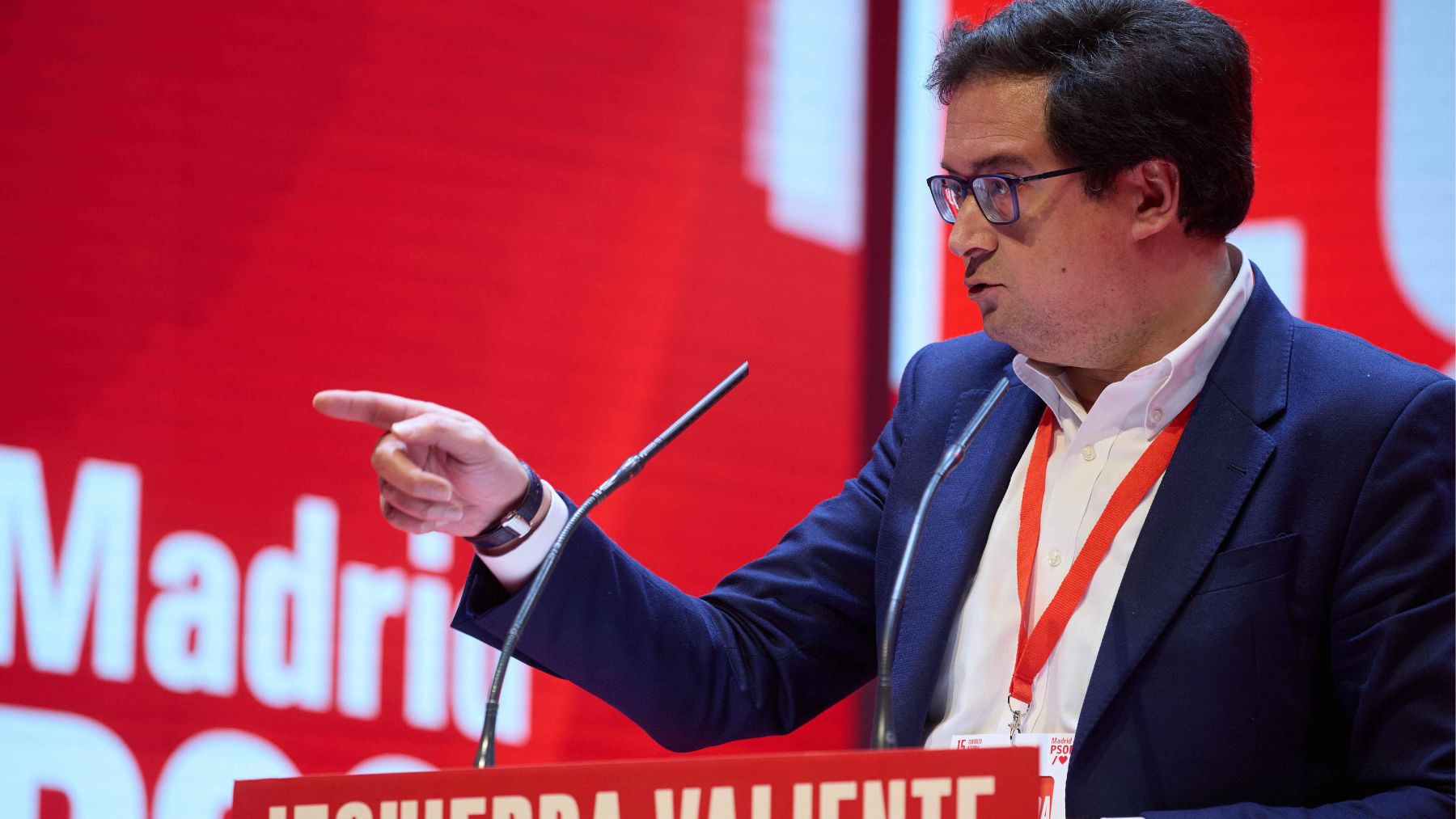 Óscar López, secretario general del PSOE de Madrid. (Foto: EP)