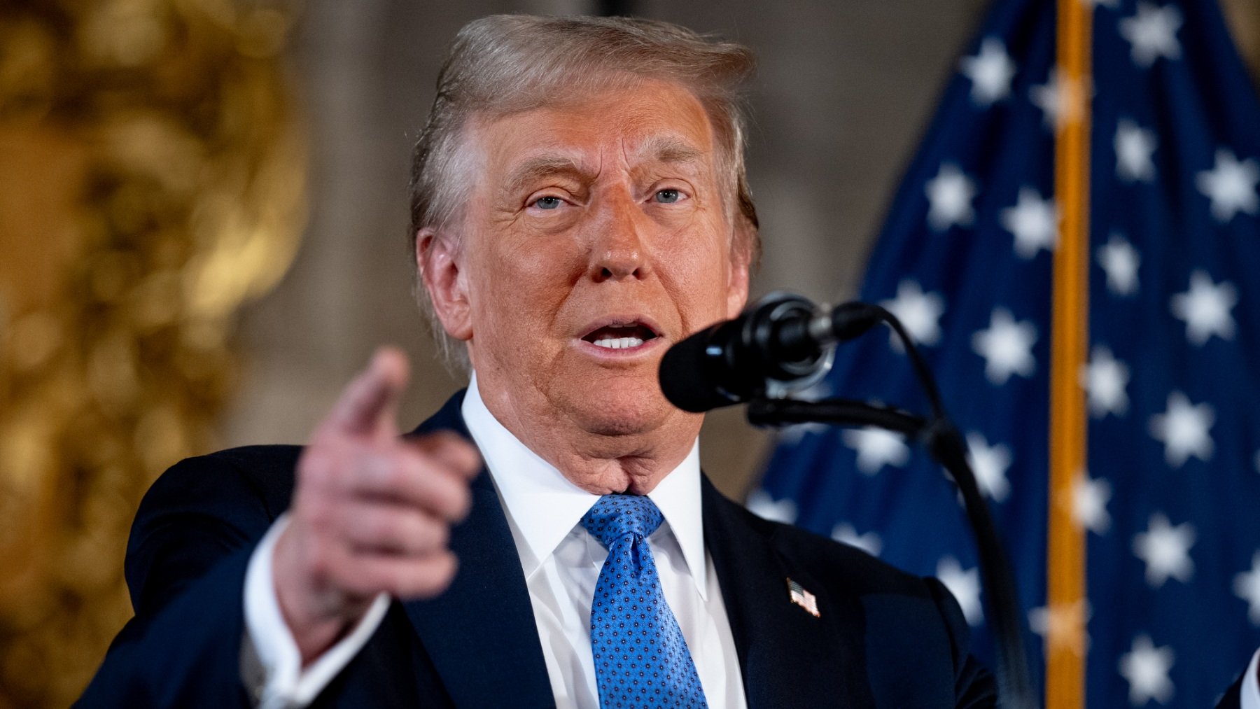 Donald Trump en Mar-a-Lago (Florida). (Foto: Getty Images)