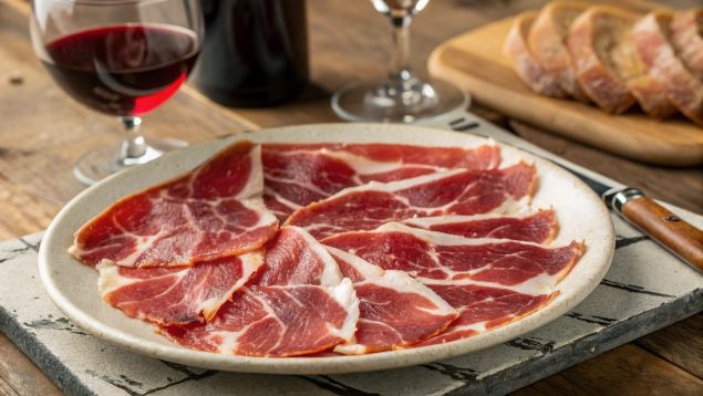 Jamón ibérico, jamón, alimentos