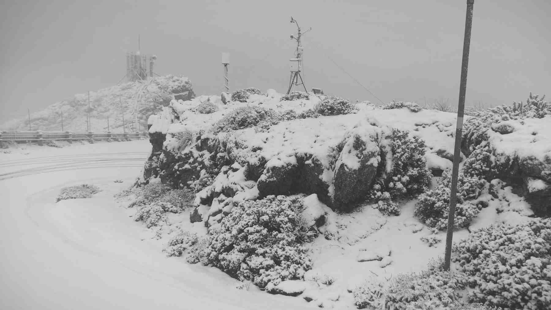 Nieve en el Puig Major. ALBERTO DARDER