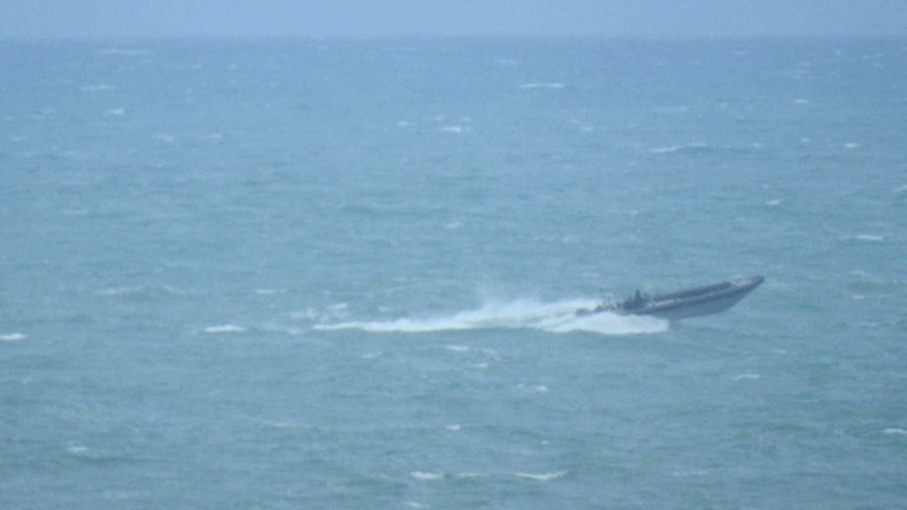 Narcolancha avistada por la Guardia Civil.