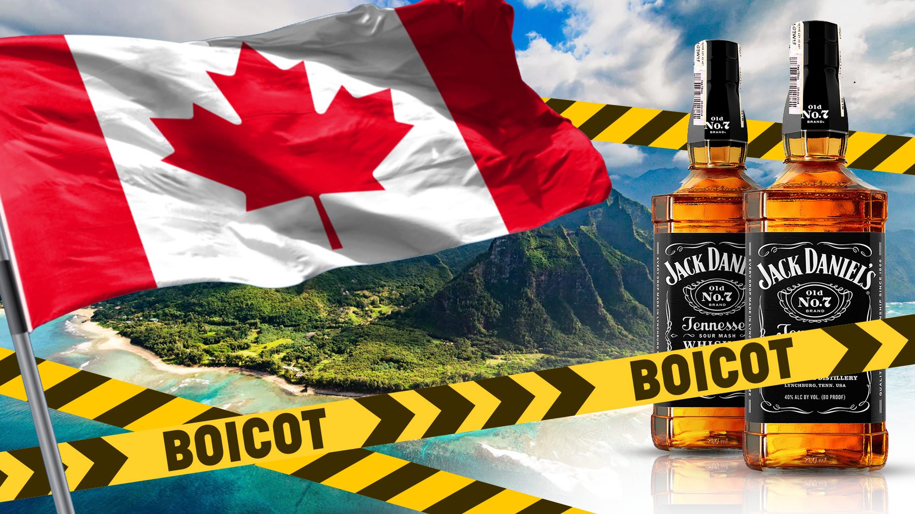 Canadá se enfrenta a Trump y empieza un boicot a Jack Daniel’s y una larga lista de productos de EEUU