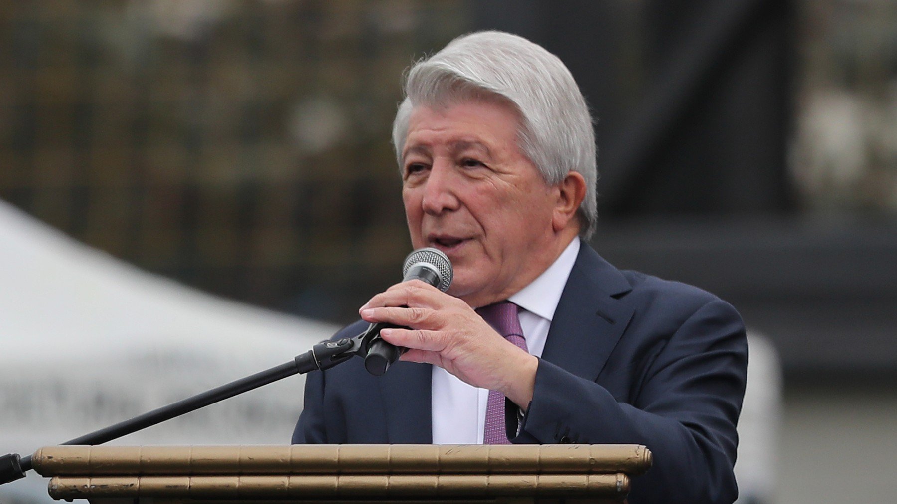 Enrique Cerezo durante un acto público. (EFE))