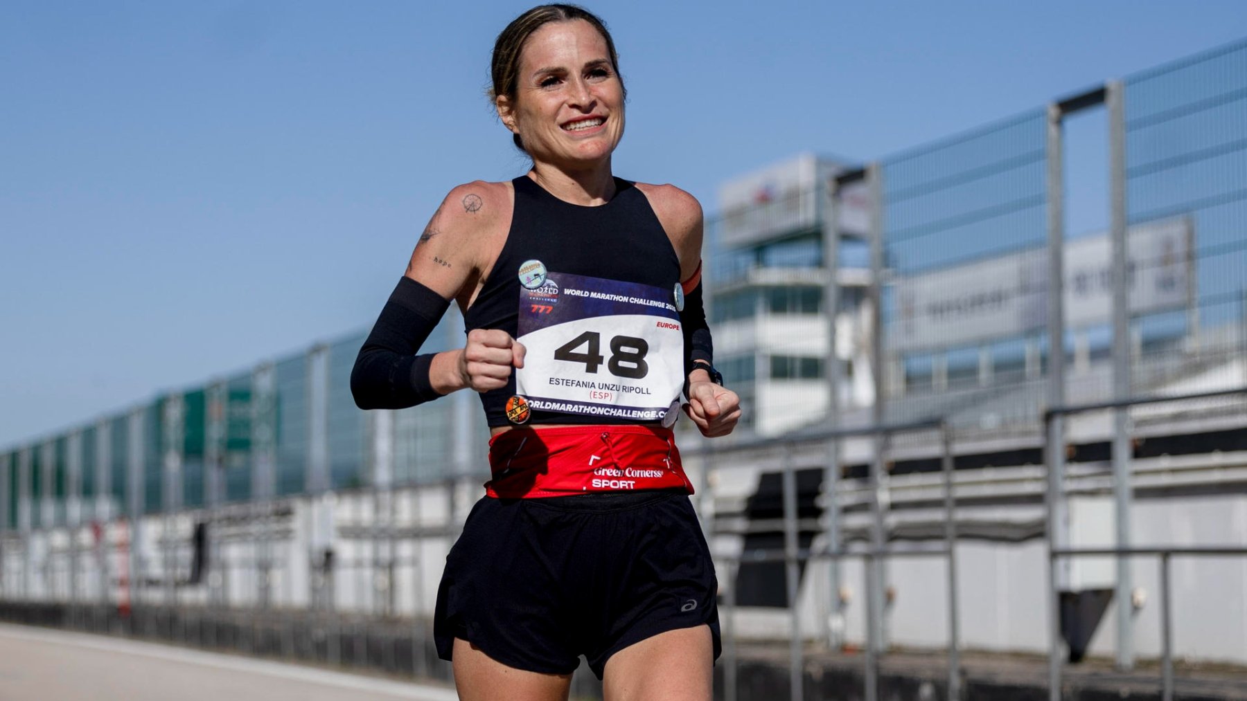 Verdeliss en el maratón de Madrid. (EFE)