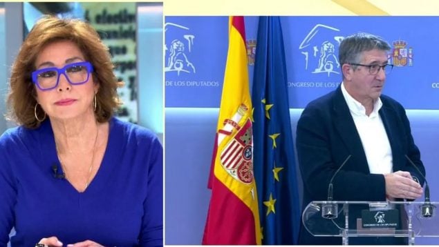 Ana Rosa Quintana contesta a Patxi López.