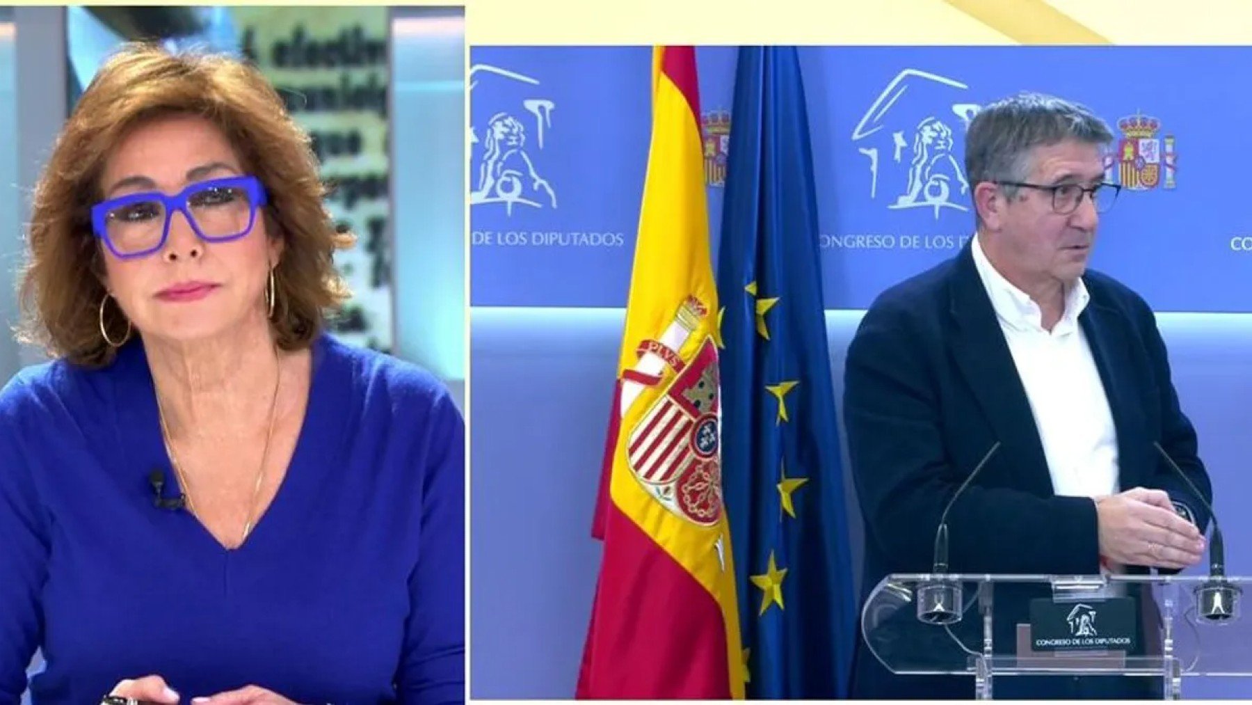 Ana Rosa responde a Patxi López tras atacar a su productora: «Hay que informarse antes»