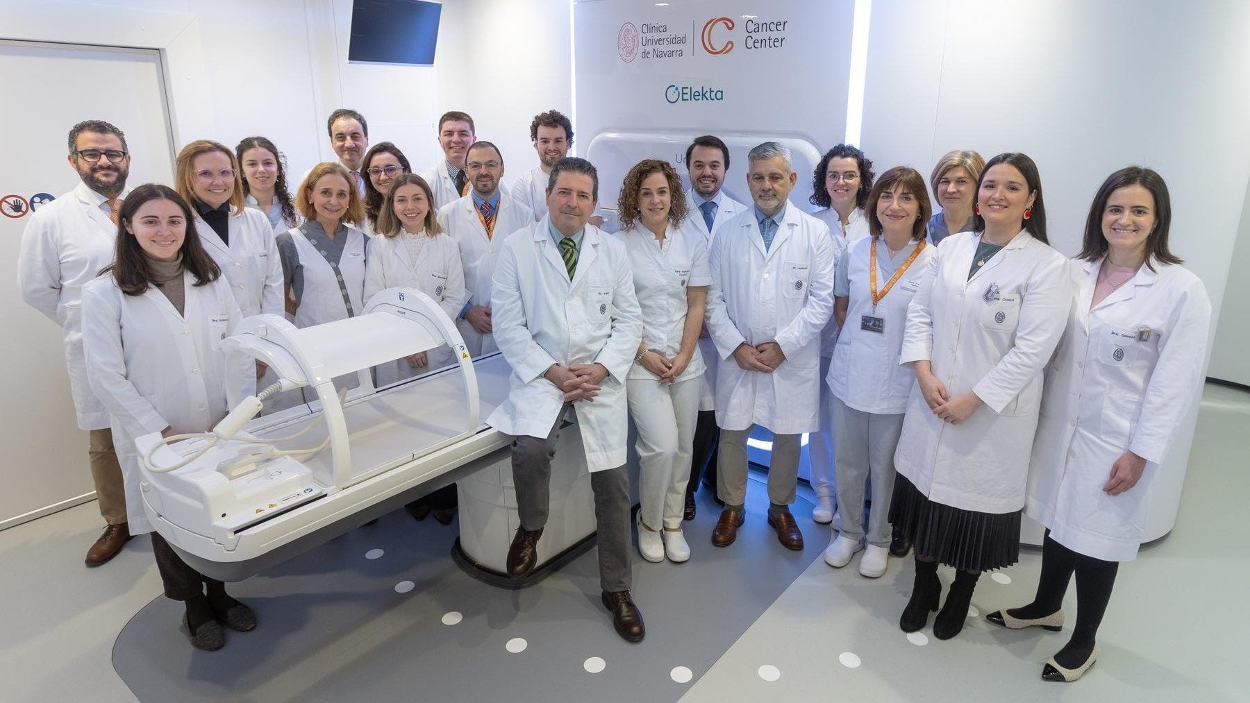 Profesionales de Oncología Radioterápica del Cancer Center Clínica Universidad de Navarra.