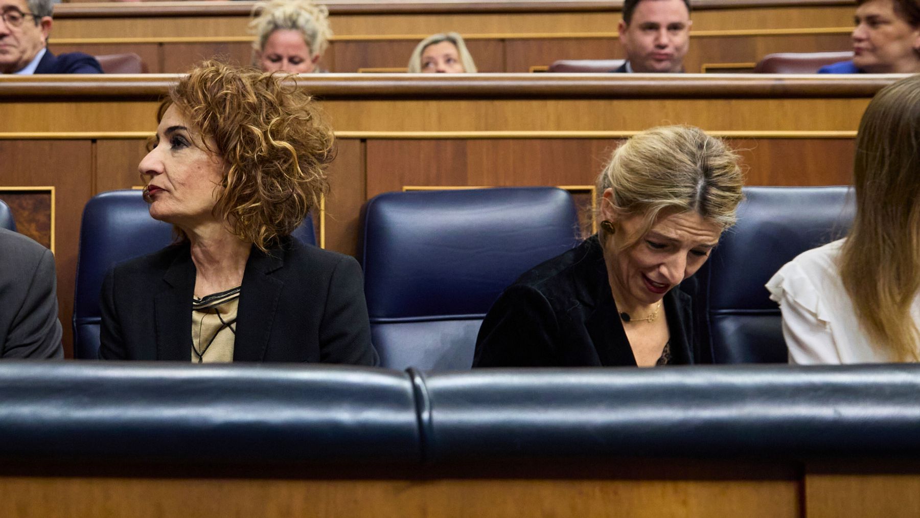 María Jesús Montero y Yolanda Díaz. (EP)