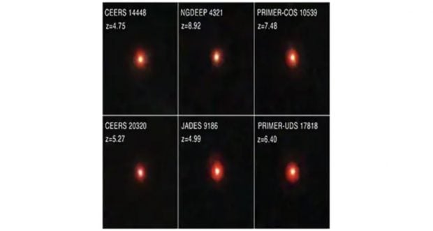 Puntos rojos, espacio, ciencia