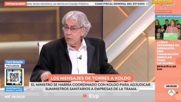 Toni Bolaños en 'Espejo Público'.