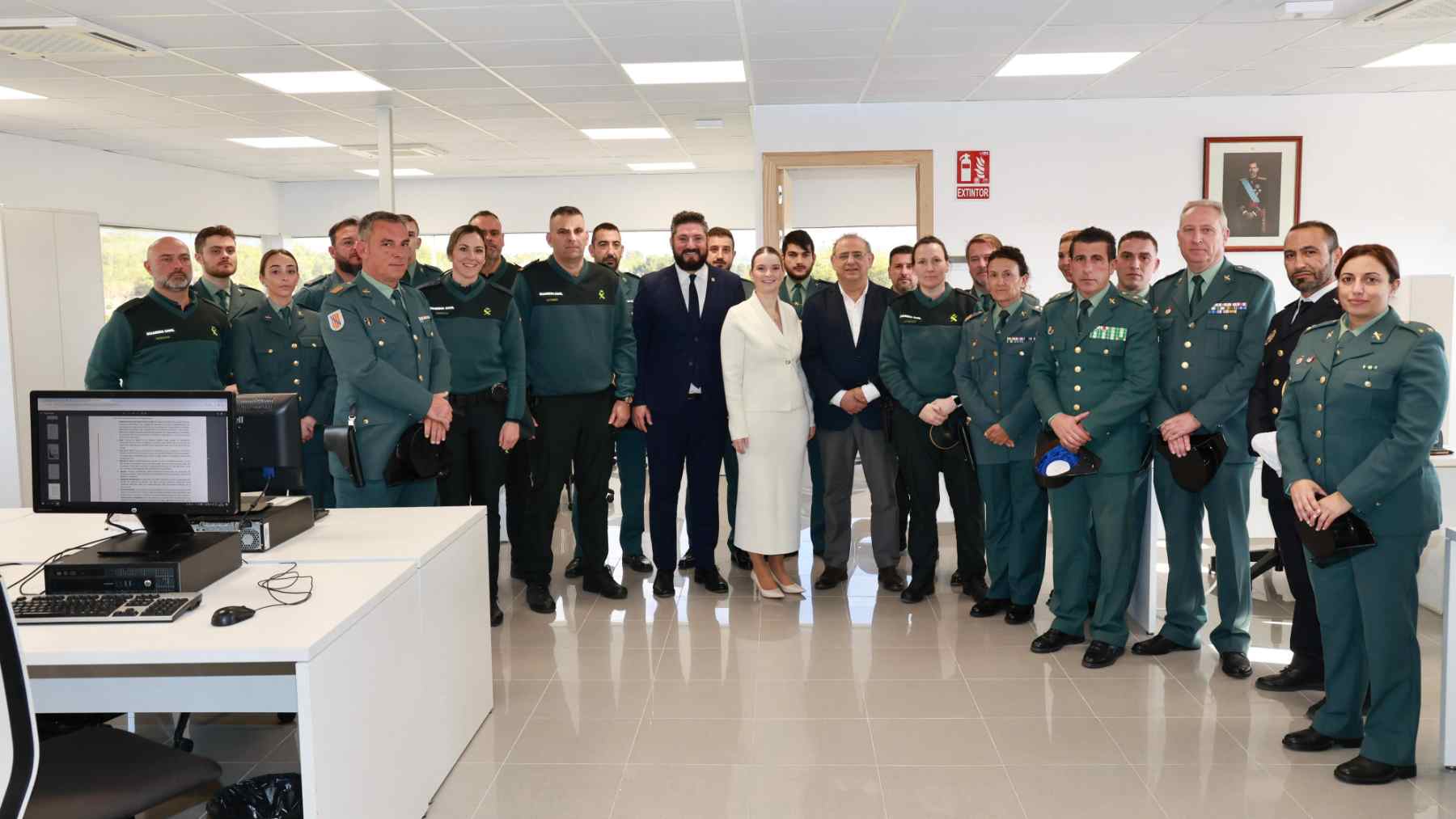 Marga Prohens, en la inauguración de las nuevas dependencias de la Guardia Civil en Marratxí.