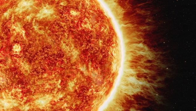 Erupción volcánica Sistema Solar