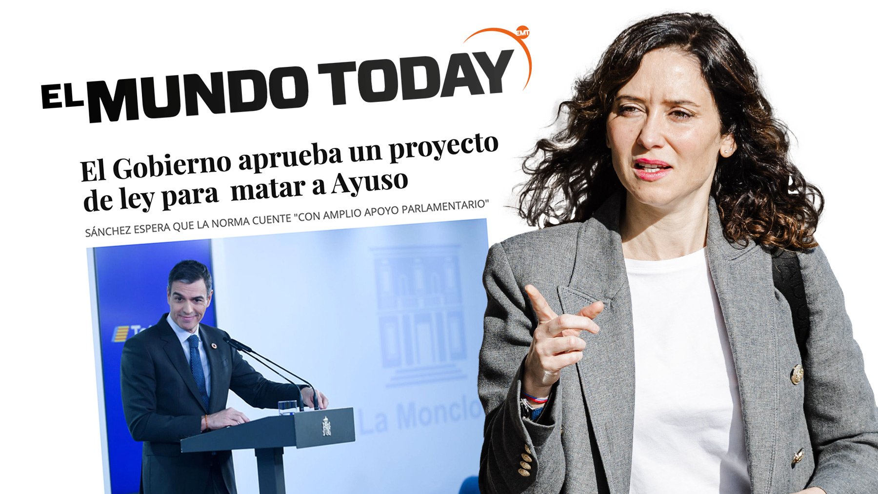 El humor zafio de ‘El Mundo Today’: ironiza con un  proyecto de ley para «matar» a Ayuso