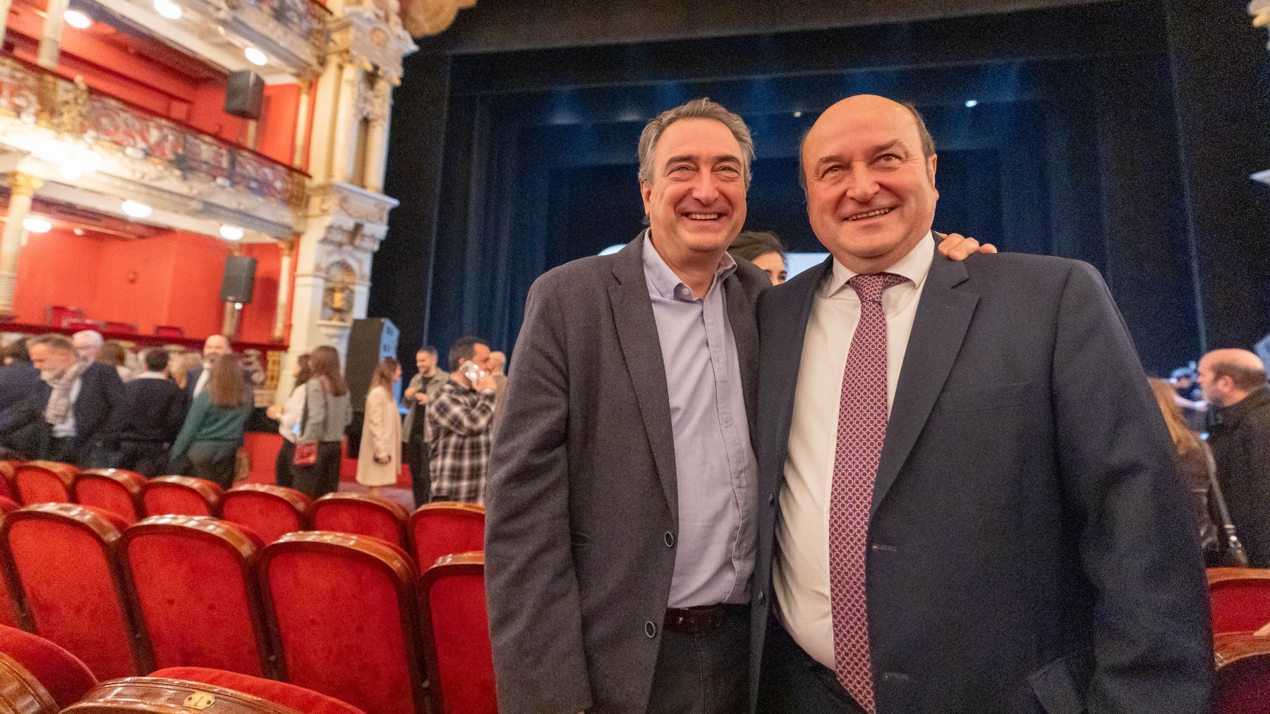 Aitor Esteban y Andoni Ortuzar. (Foto: EP)