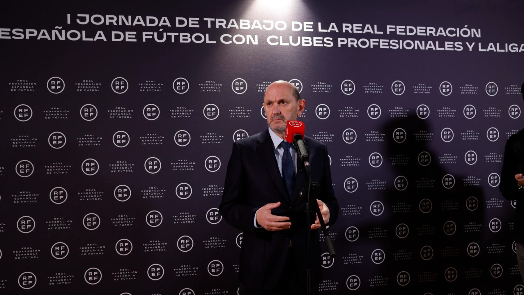 Louzán, presidente de la RFEF. (EFE)