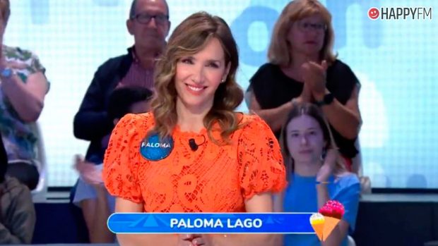 Paloma Lago durante su visita a 'Pasapalabra'. (Atresmedia)