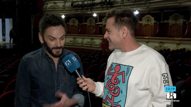 El actor Fernando Tejero, durante una entrevista en el programa Las mañanas contigo (La 8 Mediterráneo).