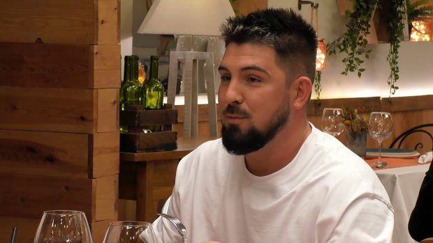 Alejandro en First Dates. (Mediaset)