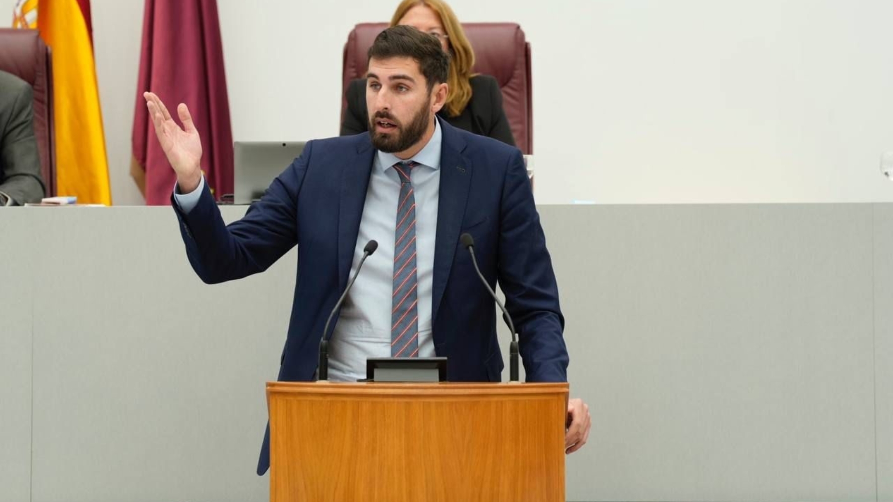 El líder de Vox en la Región de Murcia, José Ángel Antelo. (EP)