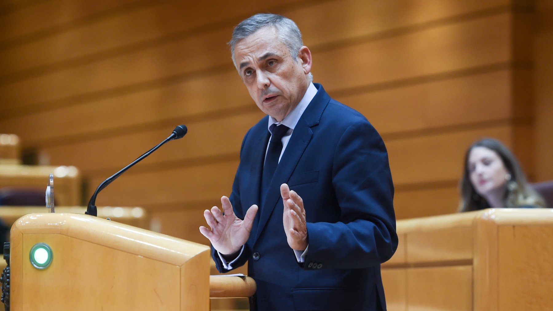 El presidente de Vox en la Asamblea de Extremadura, Ángel Pelayo Gordillo. (EP)