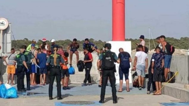 Inmigrantes ilegales llegados a Baleares.