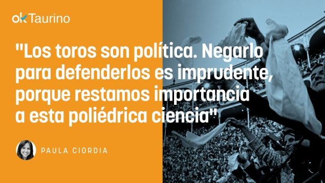 toros política, Paula Ciordia