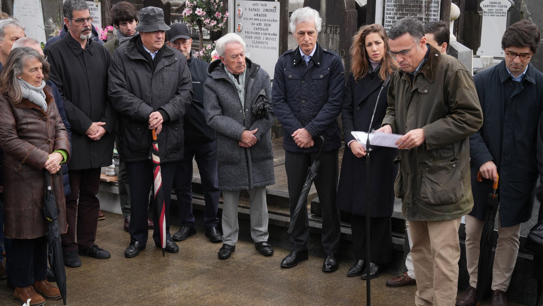 Rubén Múgica durante un acto en homenaje a Fernando Múgica. (Foto: EP)