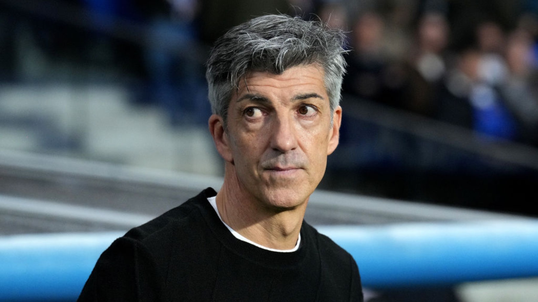 Imanol Alguacil durante el partido entre la Real y el Espanyol. (Getty)